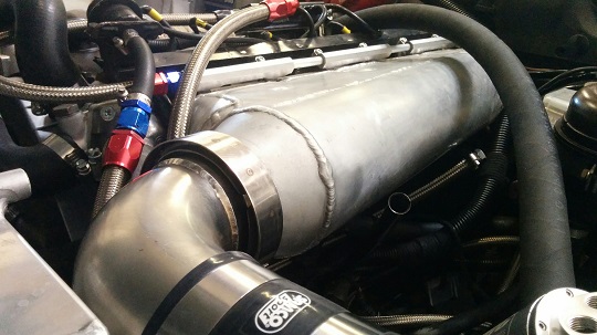 V-band samling fra rustfri rør.